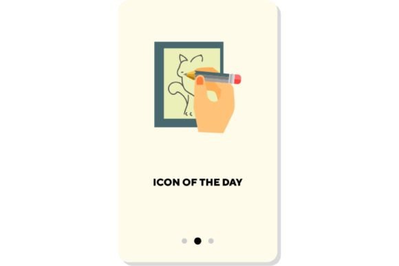 Artistic Hobby Flat Icon: Artist Hand Dr for Modern Digital Workflows