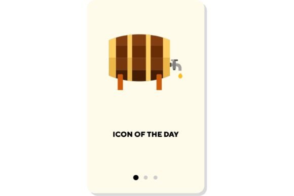 Beer Bar Flat Icon. Alcohol, Foam Isolat: Enhancing Digital Design with Vector Precision