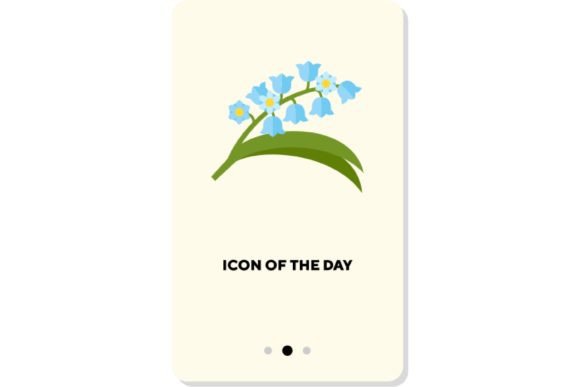 Blooming Flowers Thin Flat Icon Guide