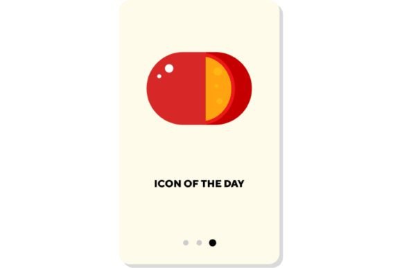 Cheese Blocks Flat Icon: Camembert & Parm