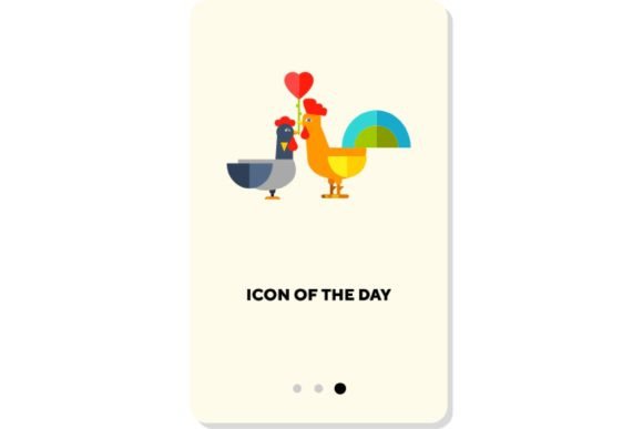 Chicken and Rooster Flat Icon Guide