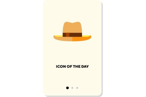 Cowboy & Ranger Hat Flat Icons