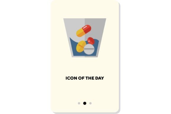 Drugs Flat Icon: Visual Guide