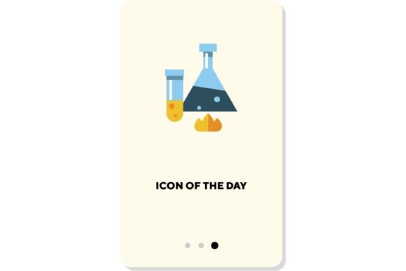 Enhancing Digital Science Communication with Test Tubes with Reagents Flat Vector Ico