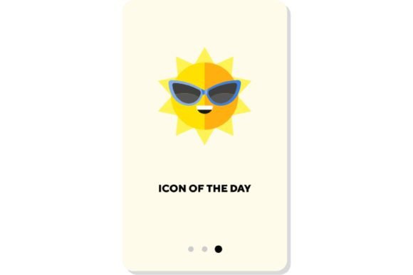 Evaluating the Summer Fun Flat Vector Icon: Sun in Sunglasses for Digital Design