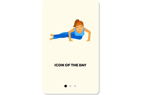 Integrating Yoga Poses Flat Icons into Digital Health and Wellness Design