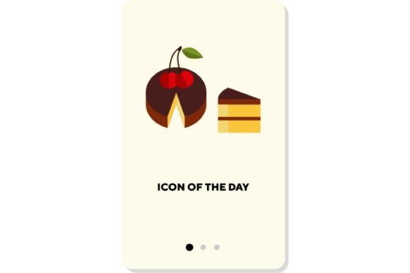 Sweet Party Cake Flat Icon: Elevating Digital Design with the Sugar Cupcake