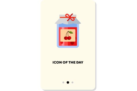 Sweet Spreads Flat Icon: Breakfast Jar O and the Visual Language of Morning Rituals