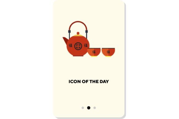 Tea Ceremony Thin Flat Icon: Drink Ceramic Teapot Visuals for Modern Design